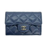 Quilted Caviar Classic CC Card Holder