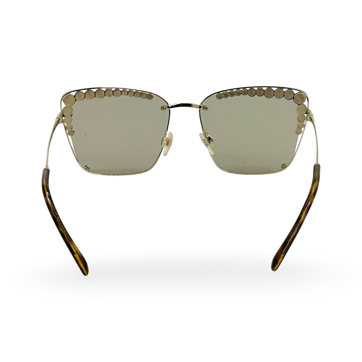 CHANEL: Pearl Cat Eye Sunglasses