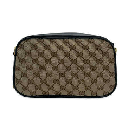 GUCCI: Quilted GG Canvas Small Marmont Shoulder Bag