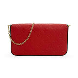 LOUIS VUITTON: Monogram Empreinte Felicie Pochette
