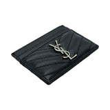 Quilted Grain de Poudre Cassandre Card Holder