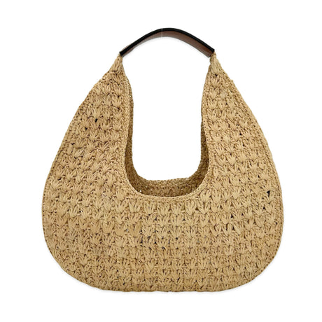 CELINE: Raffia Classic Panier Hobo