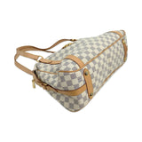 LOUIS VUITTON: Damier Azur Stresa MM