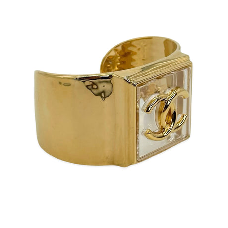CHANEL: CC Clear Resin Cuff