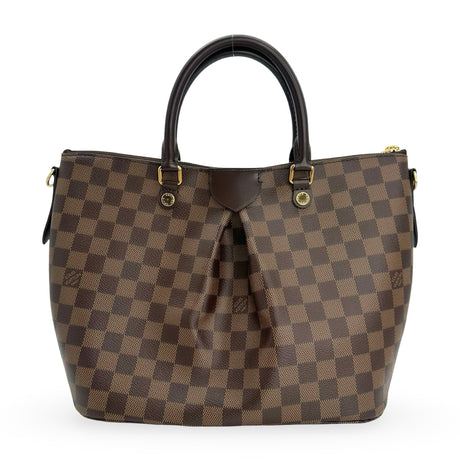 LOUIS VUITTON: Damier Ebene Sienna MM