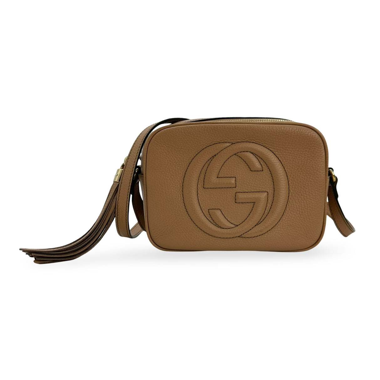 GUCCI: Leather Small Soho Disco Bag