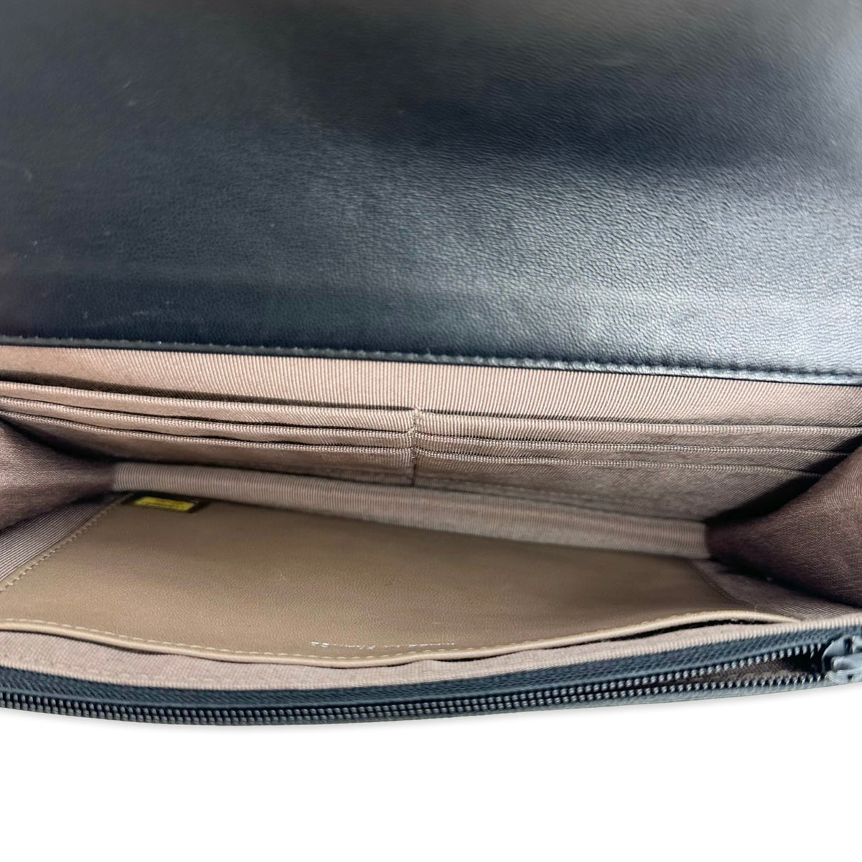 Quilted Lambskin Classic Wallet on a Chain Clutch