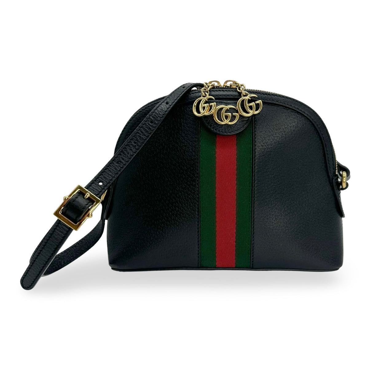 GUCCI: Leather Dome Crossbody