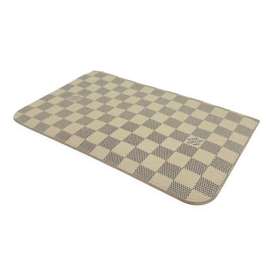 LOUIS VUITTON: Damier Azur Neverfull Pochette