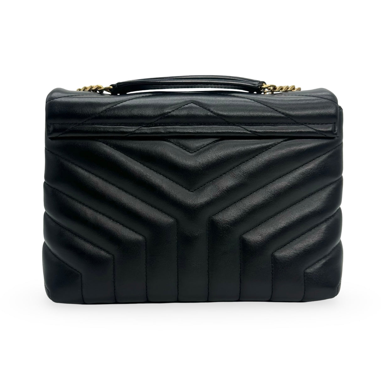 SAINT LAURENT: Quilted Leather Small LouLou