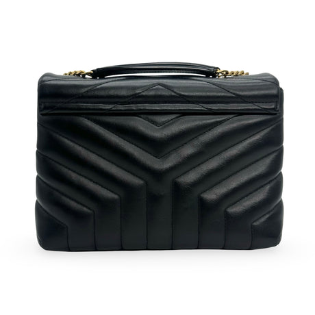 SAINT LAURENT: Quilted Leather Small LouLou