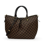 LOUIS VUITTON: Damier Ebene Sienna MM