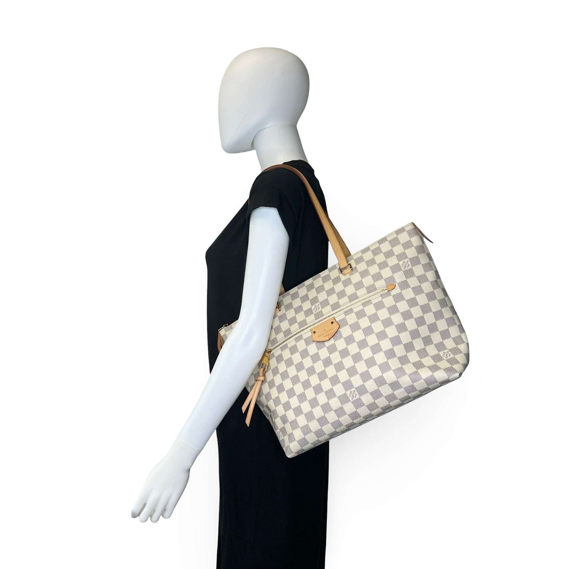 LOUIS VUITTON: Damier Azur Iena MM – Luv Luxe Scottsdale