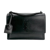 SAINT LAURENT: Leather Medium Sunset Chain Bag
