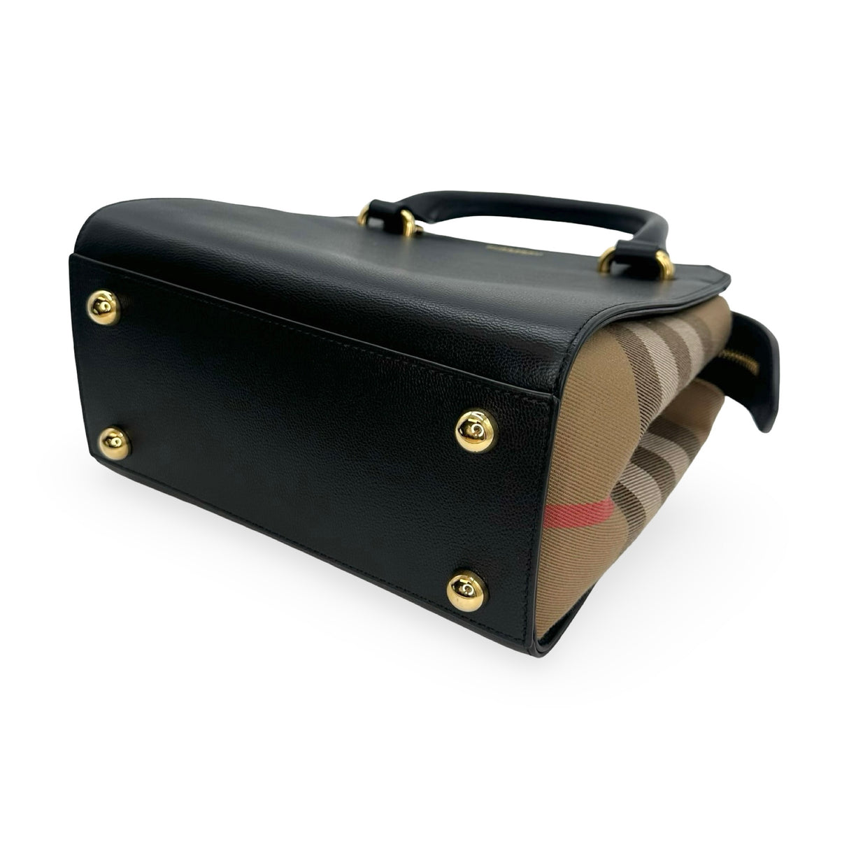 BURBERRY: House Check Mini Banwell Tote