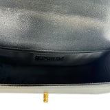 Quilted Caviar Old Medium Boy Bag