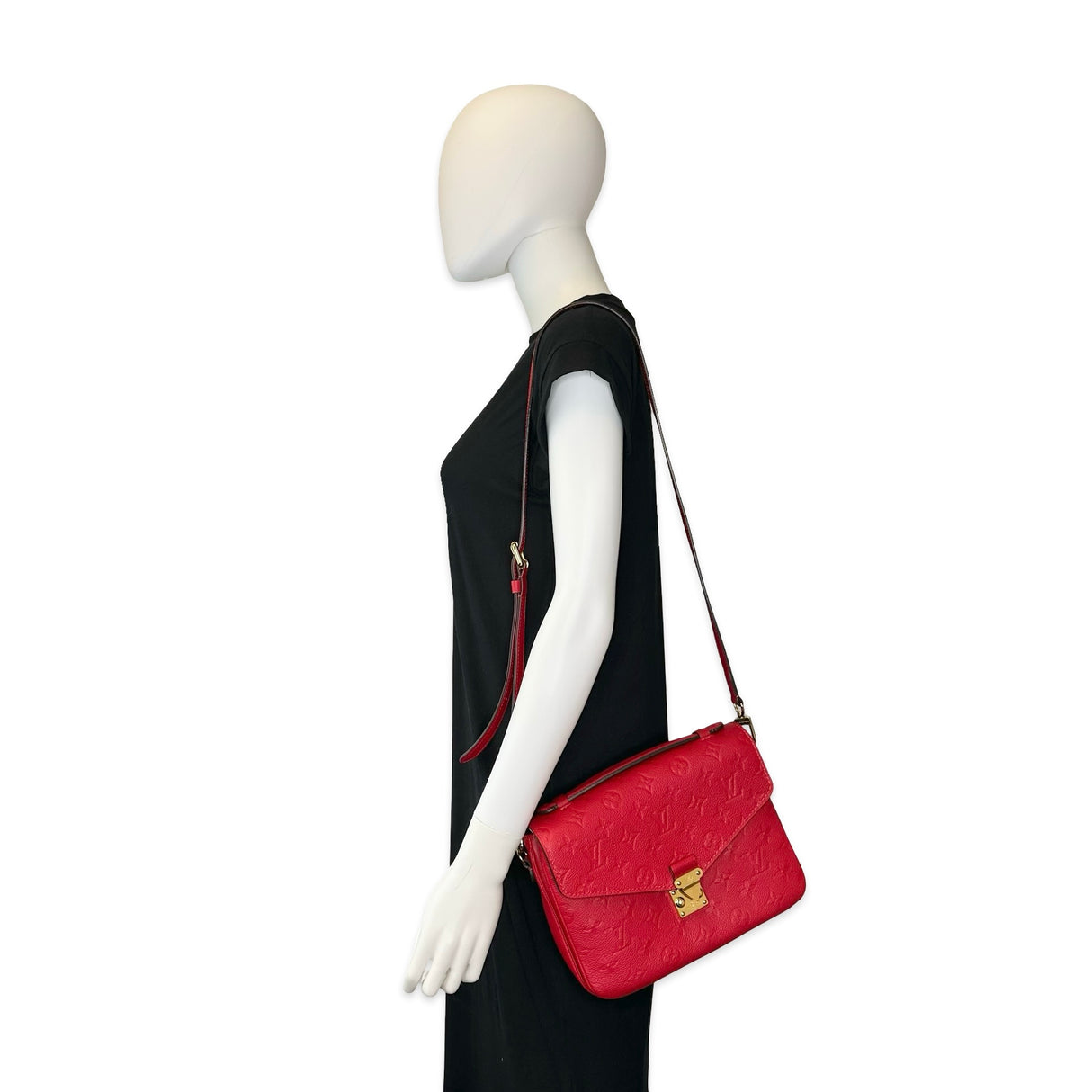 LOUIS VUITTON: Monogram Empreinte Pochette Metis