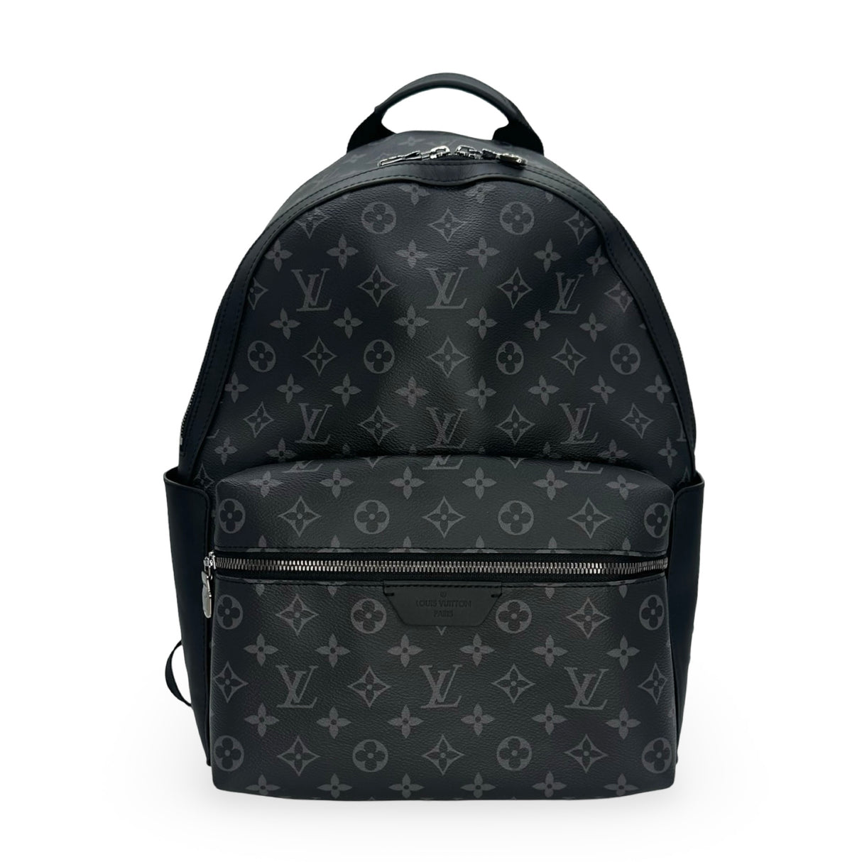 LOUIS VUITTON: Monogram Eclipse Discovery MM Backpack