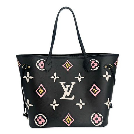 LOUIS VUITTON: Monogram Giant Wild at Heart Neverfull MM