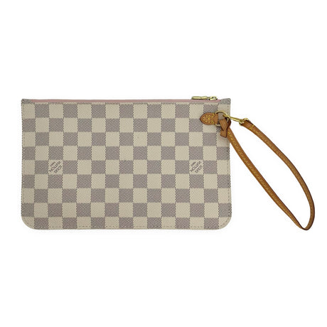 LOUIS VUITTON: Damier Azur Neverfull Pochette
