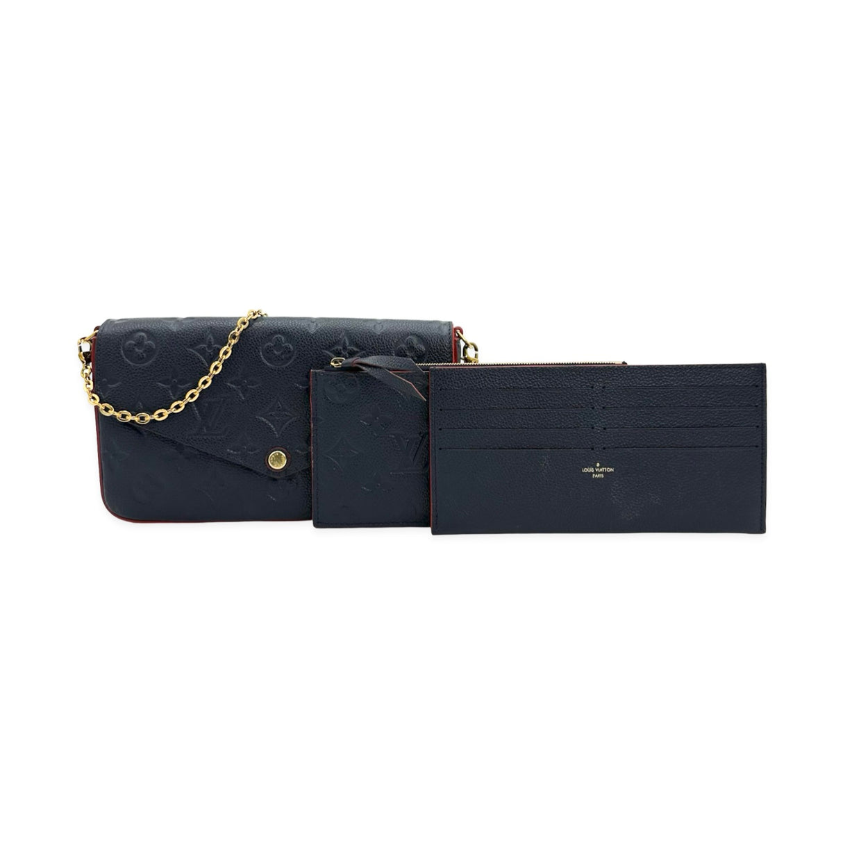 LOUIS VUITTON: Monogram Empreinte Felicie Pochette