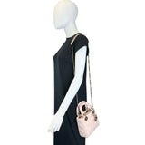 CHRISTIAN DIOR: Cannage Mini Lady Dior