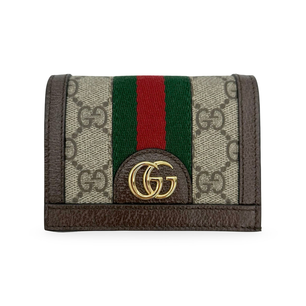 GUCCI: GG Supreme Ophidia Compact Wallet