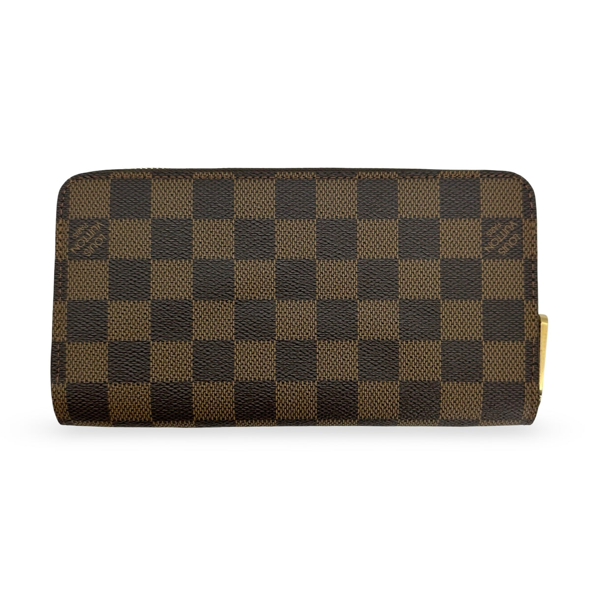 LOUIS VUITTON: Damier Ebene Zippy Wallet