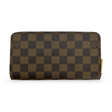 LOUIS VUITTON: Damier Ebene Zippy Wallet