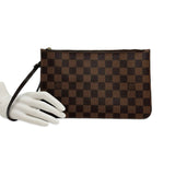 LOUIS VUITTON: Damier Ebene Neverfull Pochette