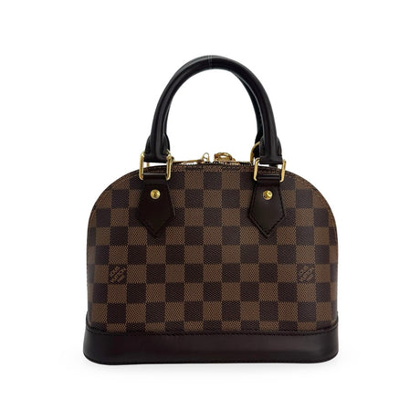 LOUIS VUITTON: Damier Ebene Alma BB