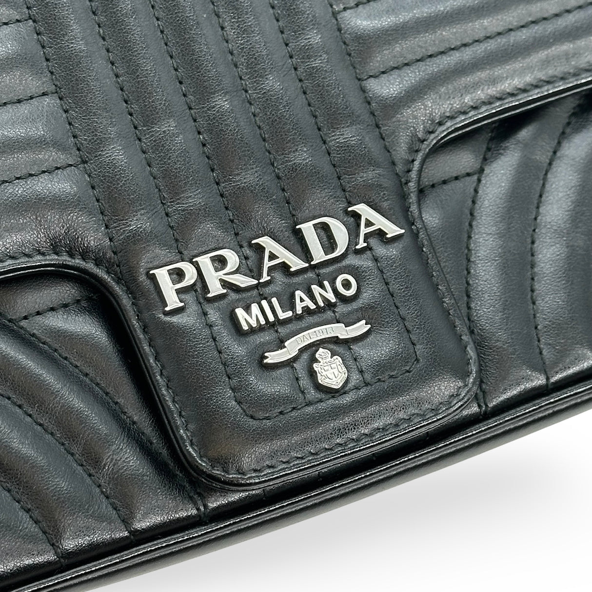 PRADA: Diagramme Medium Flap Chain Bag