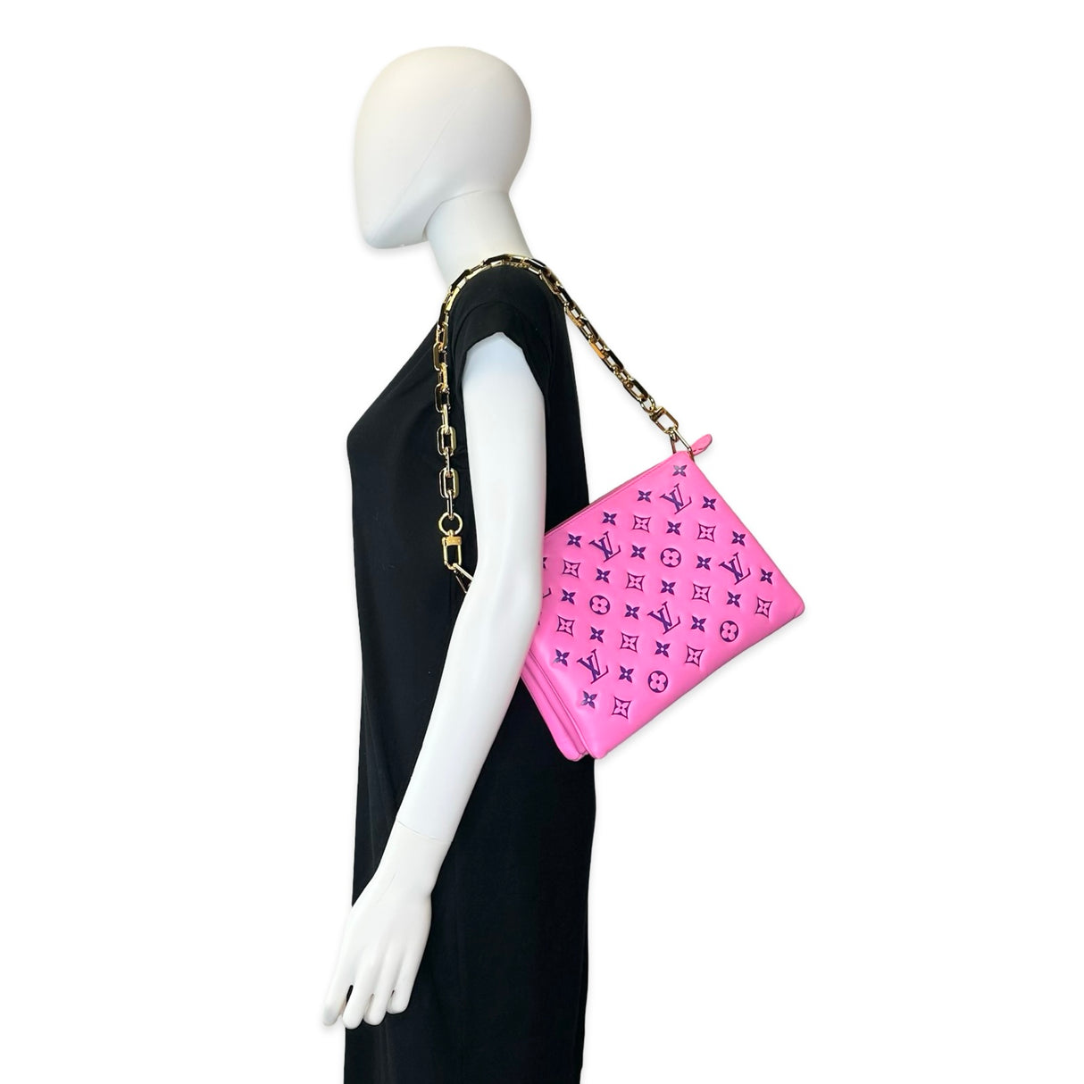 Monogram Embossed Coussin PM