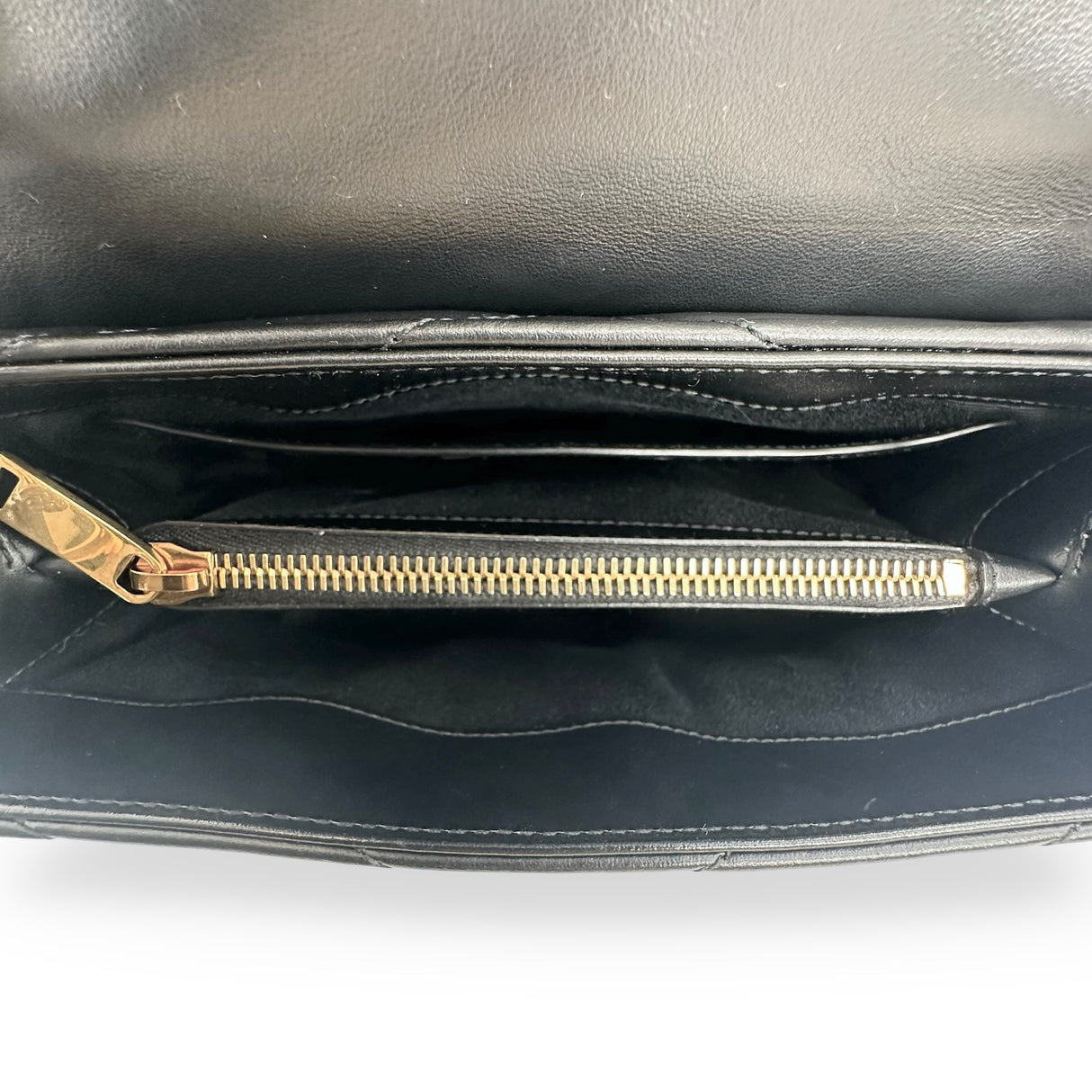 SAINT LAURENT: Quilted Leather Small LouLou