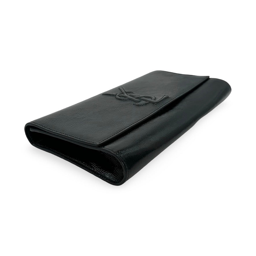 SAINT LAURENT: Patent Large Belle de Jour Clutch