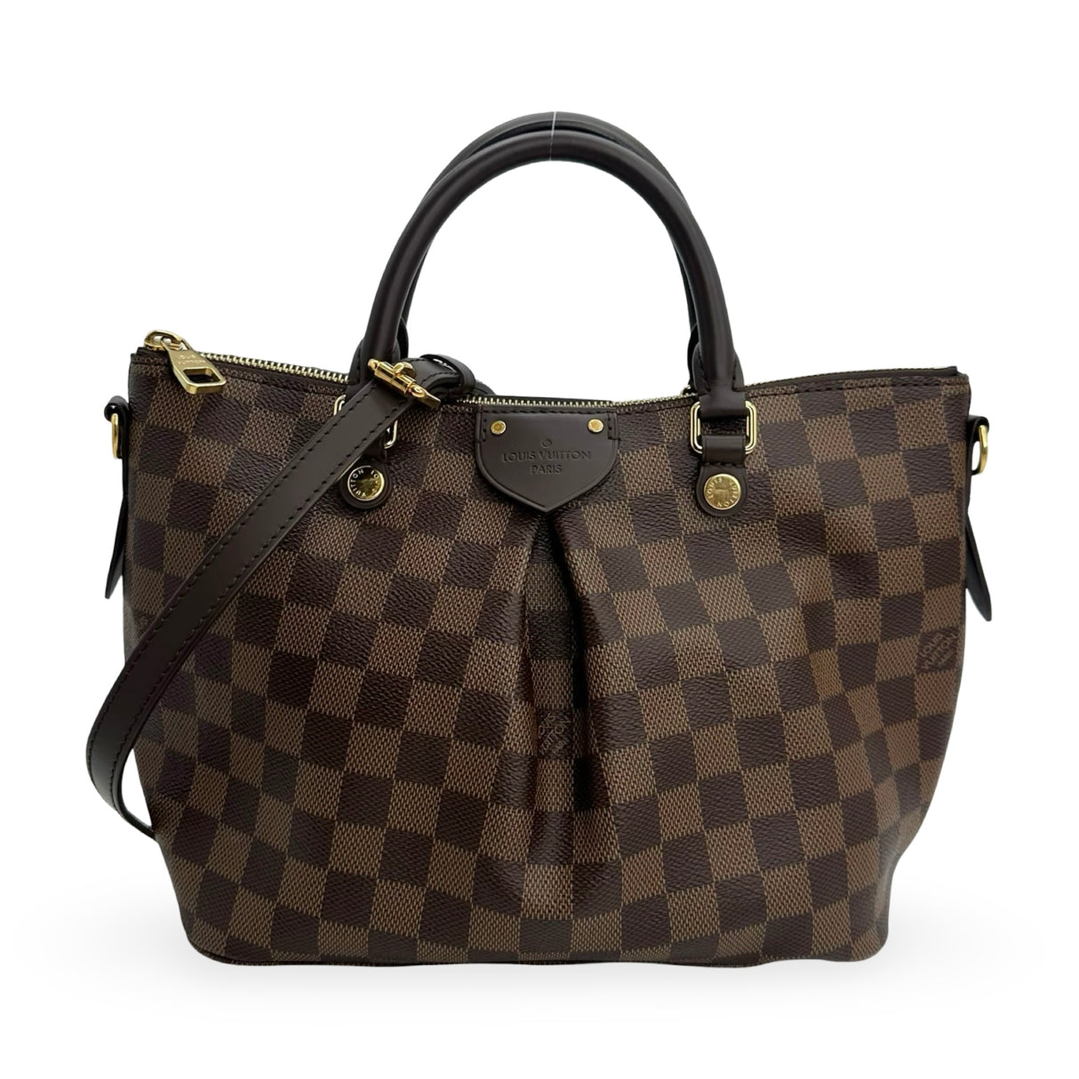 LOUIS VUITTON: Damier Ebene Siena PM