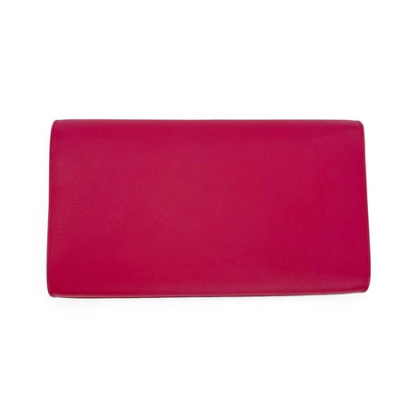 SAINT LAURENT: Leather Large Belle de Jour Clutch
