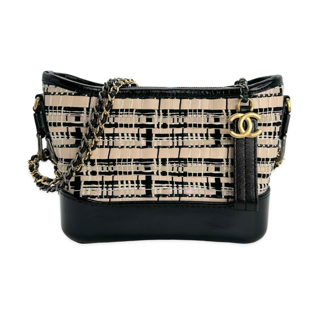 CHANEL: Tweed Small Gabrielle Hobo Bag