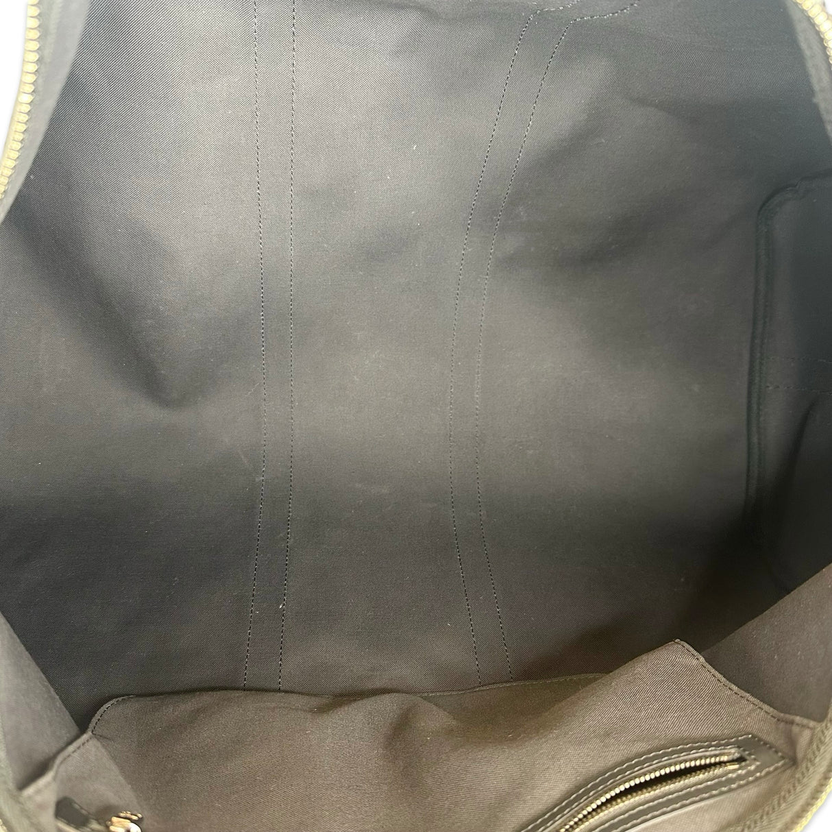LOUIS VUITTON: Monogram Eclipse Keepall Bandouliere 55