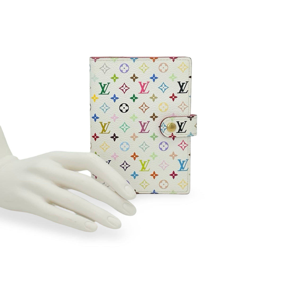 LOUIS VUITTON: Monogram Multicolor Small Ring Agenda Cover