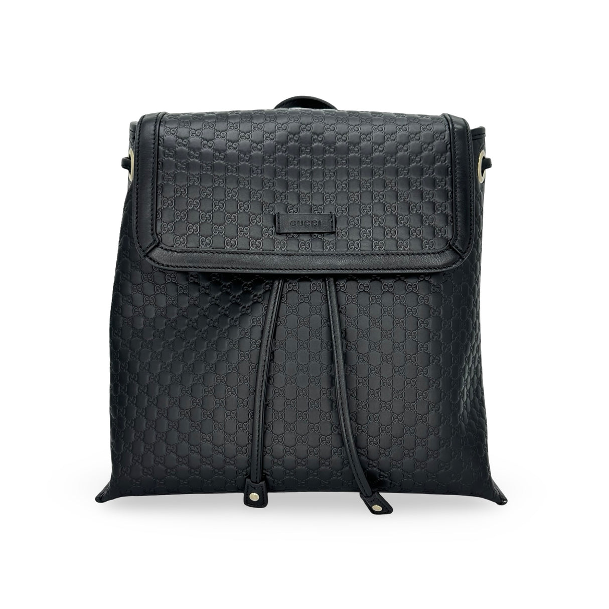 GUCCI: Microguccissima Drawstring Backpack