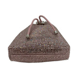 Crystal Mini Cinch Bucket Bag