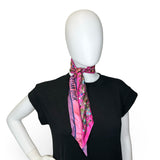 CHRISTIAN DIOR: Silk D-Millefiori Mitzah Scarf