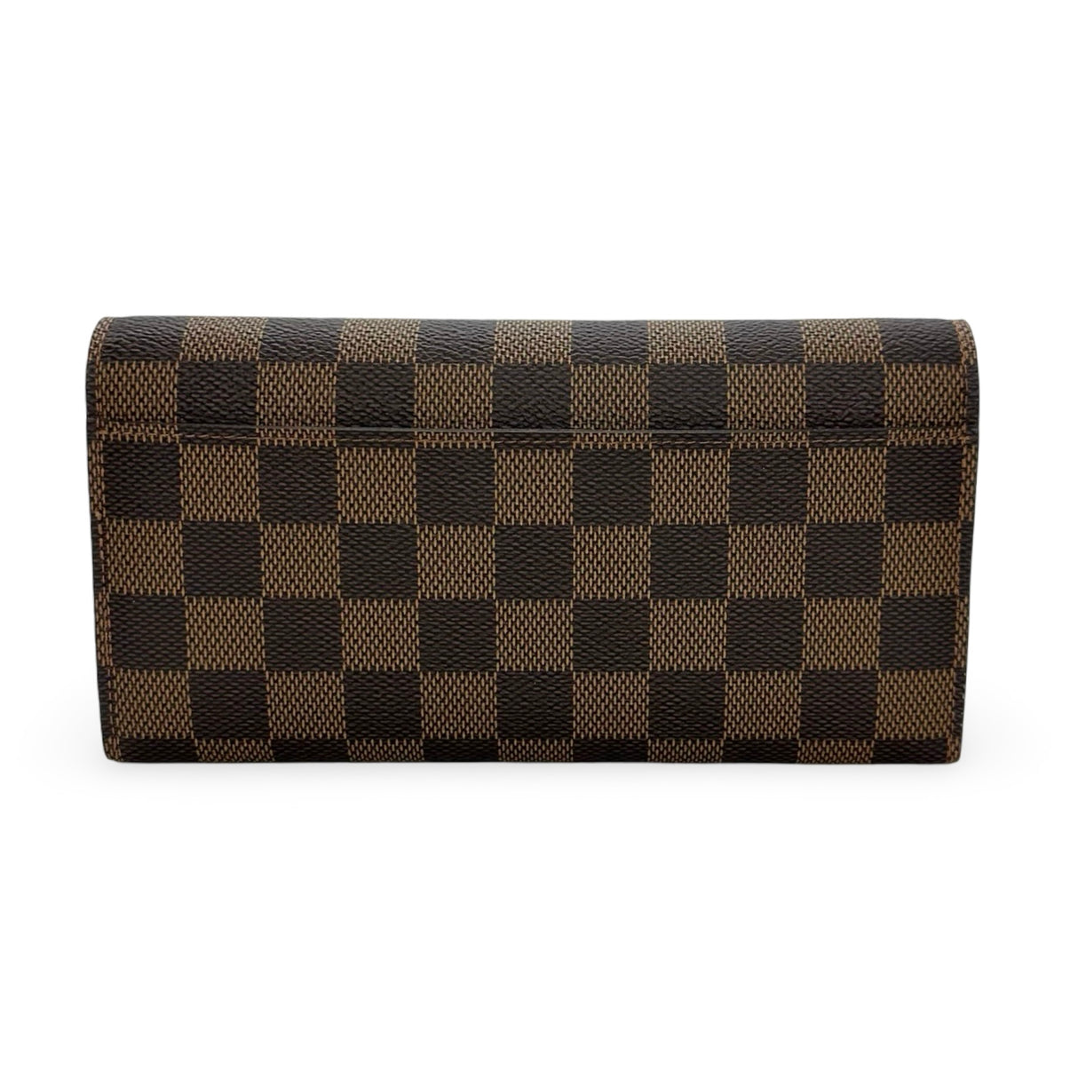 LOUIS VUITTON: Damier Ebene Sarah Wallet