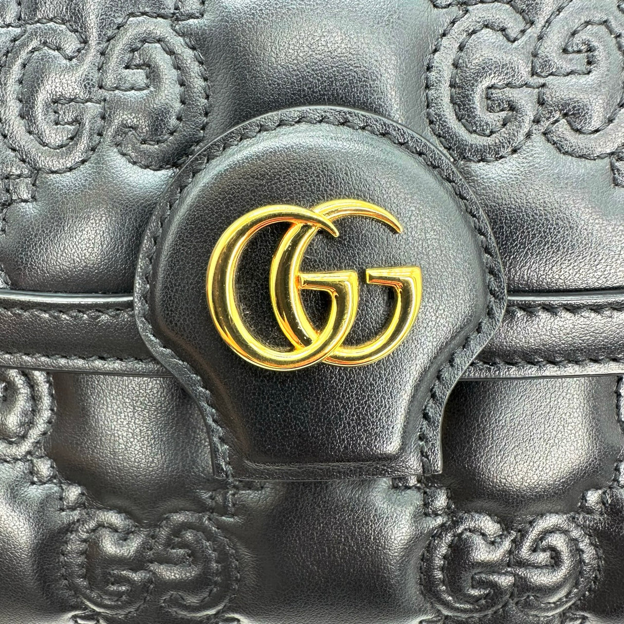 GG Matelasse Quilted Flap Shoulder Bag