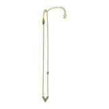 LOUIS VUITTON: Pearl Essential V Necklace
