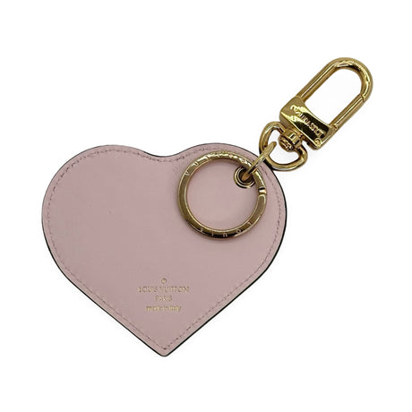 LOUIS VUITTON: Monogram Vernis Heart Bag Charm