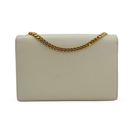 SAINT LAURENT: Grain de Poudre Small Kate Chain Bag