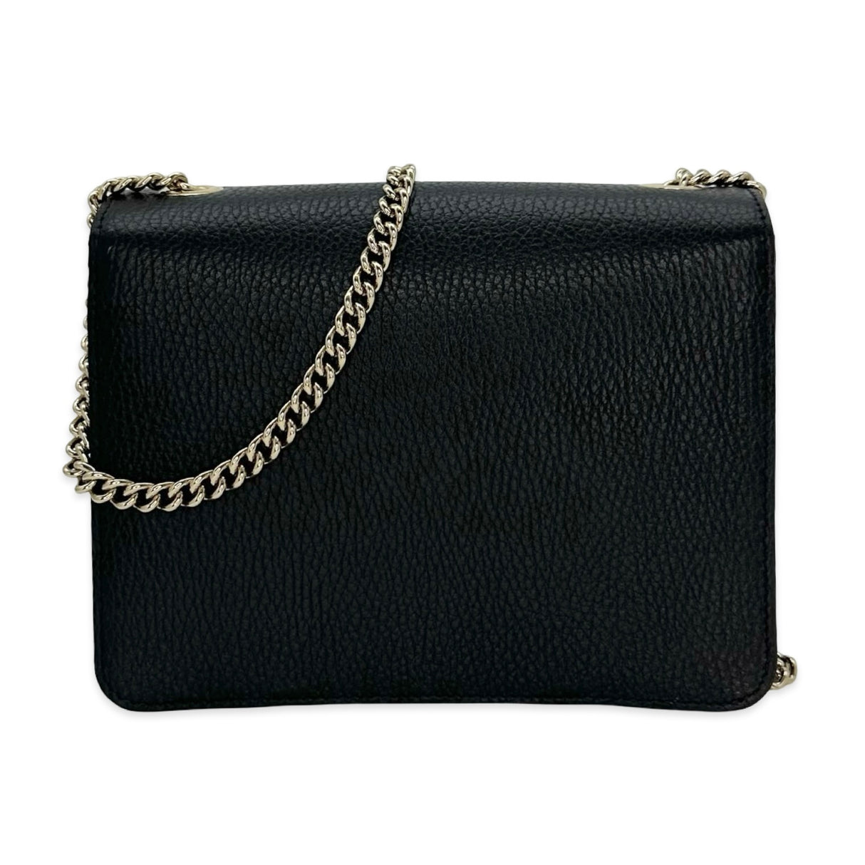 Grained Calfskin Interlocking G Chain Bag