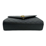 SAINT LAURENT: Grain de Poudre Triquilt Medium Envelope Chain Bag